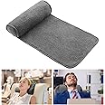 Weysat Neck Pillow for Recliner Head Pillow Adjustable Plush Pillow Neck Roll Non Slip Fleece Couch Neck Head Support Pillow for Travel Home Recliner Sofa Armchair(Dark Gray)