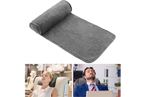 Weysat Nackkudde för vilstol huvudkudde justerbar plysch kudde nackrulle halkfri fleece soffa hals huvudstöd kudde för resor