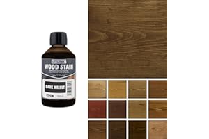 Littlefair's Wood Stain Water-Based - (Dark Walnut) – Non-Toxic, Eco-Friendly & Quick Drying - Easy-to-Apply, Concentrated Formula for All Wood Types – 250ml