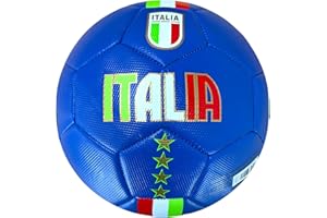 MIKADO SPORT Palla da Calcio da Adulto Ragazzo - Palloni da Calcio Allenamento per Tempo Libero - Pallone Italia Grande Misura 5 - Palla per Bambino - Soccer Ball - Idea Regalo Bambini Adulti