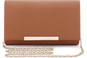 BAICLES Sac de soirée Femme Pochette, PU Cuir Sac à main Mariage, Sac de mariée élégant, Sac à chaîne Femme, Fille petit sac à bandoulière pour les fêtes Loisirs