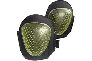 DETERMONDO Ginocchiere Lavoro con Comodo Cuscino Interno in Gel Professionali Cinghie Regolabili Ginocchiere Piastrellista Muratore Antiscivolo Resistenti