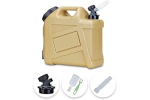 UPWOIGH 10L/19L/25L Water Containers with Spigot,Truly No Leakage Water Jug,BPA Free Military Green Water Tank,Portable Water Storage for Camping