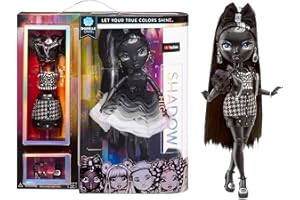 Rainbow High Serie Shadow High - SHANELLE ONYX - Bambola Alla Moda In Grigio Con Capelli Neri, Due Outfit E Accessori - Da Collezionare - Età: Dai 6 Anni In Su