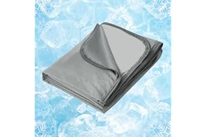 AILEMEI DIRECT Kühldecke mit doppelseitigem Kälteeffekt, King/Cal Größe, leicht, atmungsaktiv, Sommer, große Übergröße, Decken für Bett, übertragen Wärme, um den Körper kühl zu halten, für heiße Schläfer und