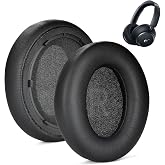 HoneTeek Yedek kulak yastığı, Anker Soundcore Life Q45 ile uyumlu, Ears Cushion Foam Cover proteinli ve yumuşak deri ve hafız