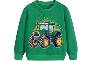 DHASIUE Kids Boys Dinosaur Sweatshirt Jumper T-Shirt Cute Long Sleeve Tops Casual Cotton Tee Shirts Toddler Clothes Age 1-7 Years