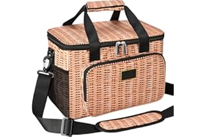 nutmanel Sac Isotherme/Sac Isotherme Repas/Sac à Lunch Conservation de la Chaleur à Long Terme/Grande Capacité pour Camping Randonnée Barbecue