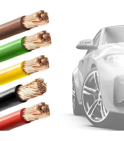 EBROM FLY voertuigkabel - autokabel - accukabel rood - doorsnede 4 mm² - per meter - flexibel 90 ± 5 Shore - 99,99% koper, mantel speciale PVC FLY FLY FLY - voertuigkabel in 4mm2