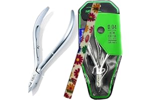 YIERSAN Nghia Professionelle Nagelhautzange aus Edelstahl, C-05 (D-04), Backe 14 Osimihome Nagelhautschneider, Maniküre-Werkzeuge mit 1 Feder, perfektes Nagelpflege-Werkzeug zu Hause/Spa/Saloon (1 Stück)