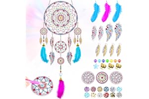 PEAROFT Regalo Bambini 6 8 10 12 Anni, Gioco Regalini Compleanno Giochi Bimba 5 7 9 11 Anni Diamond Painting Acchiappasogni Idea Regali Regalo Bambina 4 Anni Bambini Kit Mosaico Lavoretti Creativi Giocattoli