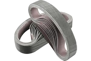 Sruhrak Ostrzałka do noży, taśmy szlifierskie, 19 x 305 mm – 10 sztuk, 1200, drobnoziarniste, zestaw ostrzałek do noży Ken Onion Edition