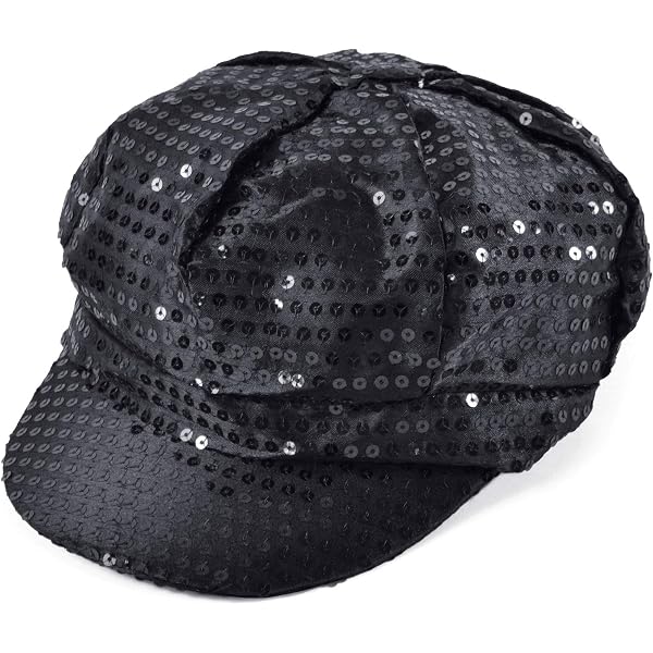 Dreamtop 3 cappelli neri Abba blu per adulti anni '70 Accessori Abba con cappello nero occhiali da sole orecchini Abba Costume Set per donne Festa a tema Compleanno Danza