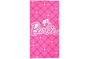 Barbie- Toalla Playa 70x140 cm, Color Rosa (EPlusM BAR5247366)