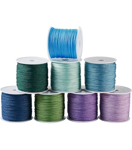 Nylonschnur Für Armbänder 210m Nylon-Perlenfaden Set – 30 Farben