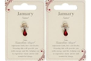 Guardian Angel January Birthstone Angel Pin With Gem Stone Sentimental Gift Idea