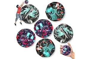 SFSSHUI 6 Stück Astro Jump Ball Sprünge Gummiball High Bounce Hole Ball Bouncing Ball Toy Galaxy Ball Gummiball Hohe Springender Gummiball Spielzeug Planeten Hüpfbälle Für Kinder Im Freien.