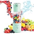 EASEHOLD Portable Blender, Personal Blender for Shakes and Smoothies, 350ml Fruit Juice Mixer with 6 Blades USB Rechargeable, 12Oz Mini Blender, To Go Cup for Travel Kitchen Gym Office (Green)