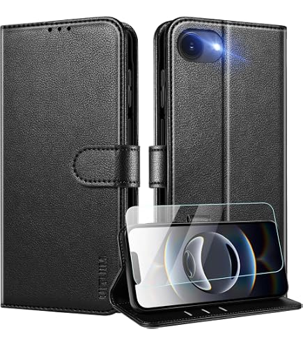 KQXG Cover per Honor Magic 7 Pro 5G - Custodia Libro Magnetica in Pelle Sintetica con Portafoglio, Calamita e Interno in Silicone Morbido, Flip Antiurto -Marrone