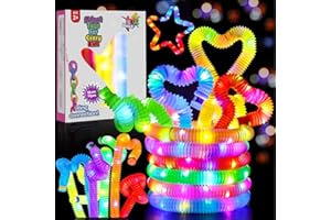 NCKIHRKK Mini Pop Tube Giocattolo per Bambini, 12PCS Tubi Pop Giochi Sensoriali Estensibile, Allungabili Giocattoli Colori Tubi Gioco per Bambini Bambina Bambino Autismo Alleviare Lo Stress e l'ansia