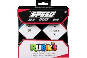 Rubik's Cube – Duo Original Speed Cubes 3x3 und 2x2, Ultra-leichtgängige Zauberwürfel, hochwertige Verarbeitung, Doppelpack für Einsteiger und Profis, für Kinder ab 8 Jahren