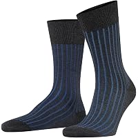 Burlington Herrensocken Newcastle Melange – Atmungsaktiv, Geruchshemmend, Mit Flacher Naht & Argyle-Muster, Einheitsgröße 40-46, 1 Paar