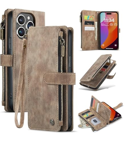 SHIELDON Hoesje voor iPhone 16 Pro 5G, echt lederen opvouwbare portemonnee magnetische standaard, RFID-blokkerende kaarthouder met schokbestendige beschermhoes compatibel met iPhone 16 Pro 6,3 inch SHIELDON Hoesje voor iPhone 16 Pro 5G, echt lederen opvouwbare portemonnee magnetische standaard, RFID-blokkerende kaarthouder met schokbestendige beschermhoes compatibel met iPhone 16 Pro 6,3 inch