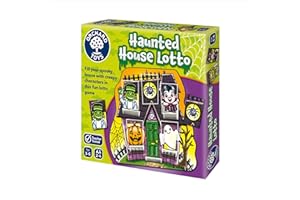 Orchard Toys Haunted House Lotto, small and compact game, great for travel, simple gameplay, for kids age 3-6