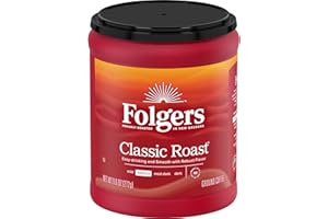 Folgers Classic Roast Ground Coffee, Medium Roast, 9.6-Ounce