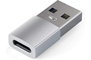 ‎SATECHI SATECHI Adapter USB-A Do USB-C, Męski Typu A na Żeński Typu C, Kompatybilny Z MacBook Air I Pro, iMac, Laptopami, Komputerami Z Portem USB, Tabletami I Innymi – Srebrny