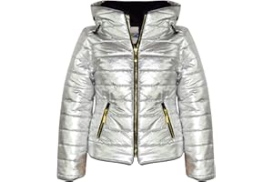 A2Z 4 Kids Enfants Filles Veste Élégant Rembourré Puffer Bulle Faux Fourrure Collar Matelassé Chaud Épais Manteau Vestes Âge 3-13 Ans