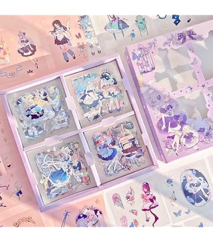 Japanese Maneki Neko Foam Stickers - 4 Sheets, 140+ Lucky Cat Stickers For Crafts & Decor
