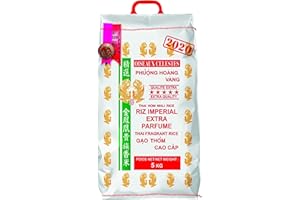 Riz Thai extra parfumé qualité premium Marque Oiseaux Célestes - Récolte 2020 (Sacs de 5KG, 10KG ou 20KG) (5KG)