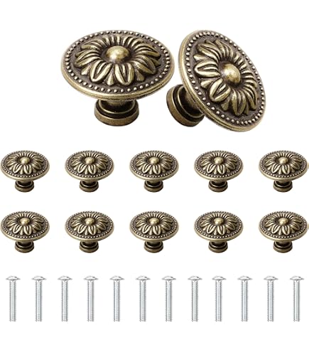 Elephant Cabinet Knobs, Vintage Decorative Metal Animal Elephant Shape Knobs Pulls Handles For Door Drawer Cupboard Closet, Antique Dresser Knobs Home Hardware Furniture Handle 4Pcs (Gold