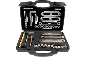 ‎HASKYY HASKYY Bremsgewinde Reparatur Satz Gewinde 16 TLG. Bremssattel Führungsbolzengewinde M9x1,25