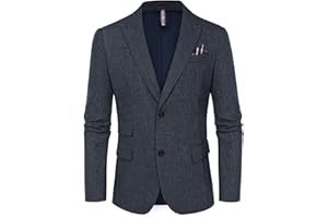 PJ PAUL JONES Sakko Herren Vintage British Blazer 2 Knöpfe Business Anzugjacke Tweed Sakko