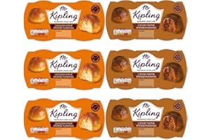 GENERIC Mr Kipling Sticky Toffee Sponge Pudding Dessert Cake & Golden Syrup (6 Pack Bundle)
