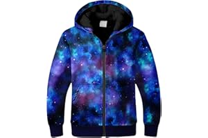 LLdress Sudadera con Capucha para niños Sudadera Capucha para niños Cremallera Chaqueta Polar Chaqueta Capucha cálida Sudadera Casual de Invierno Ourdoor Forro Polar Chaqueta Capucha Jersey