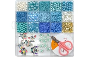 BJPERFMS Pulseras Stitch Niñas, Abalorios para Hacer Pulseras Stitch, Kit para Hacer Pulseras Stitch, Cuentas para Pulseras Stitch, Regalo para DIY Pulseras Collar Pendientes