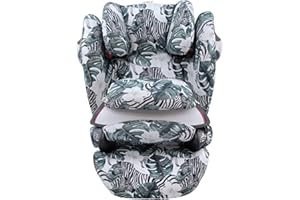 JYOKO Kids Housse pour siège Auto bébé en Coton Compatible avec Cybex Pallas M - S Fix y Pallas B - Fix (Zebra)
