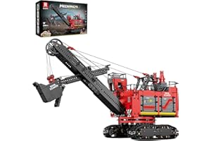 Reobrix RC Excavator Building Blocks Set 22014, Power Shovel Vehicle Model Kit, APP & Remote Control Construction Toy Gifts for Adult Boys Girls Kids 14+ (2688PCS)