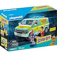 Playmobil SCOOBY-DOO! 70286, Mystery Machine con effetti luminosi, Dai 4 anni