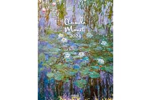Claude Monet 2024: Großer Kunstkalender. Edler Wandkalender mit den besten Werken des Künstlers. Impressionismus. Kunst Gallery Format: 48 x 64 cm.