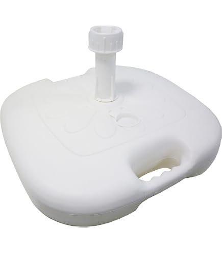 GARDENIA Sonnenschirm für Meer, Strand, Garten, Durchmesser 200 mm, mit Stange 32 mm, Struktur aus Fiberglas und Bezug aus Polyester, Anti- UV-Reflex, Farbe Ecru, 1104.0004