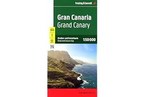 Gran Canaria, Straßen- und Freizeitkarte 1:50.000, freytag & berndt: Mit Infoguide, Besondere Ausflugsziele, Wanderwege (freytag & berndt Auto + Freizeitkarten)