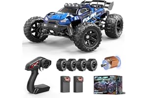 WOMAQU Macchina Telecomandata Professionale 1:14 per Adulti e Ragazzi, RC Car 4WD Off-Road 40 km/h Impermeabile con Stile Racing Truck, 2 Batterie da 1300 mAh e 2 Set di Pneumatici, Macchina Radiocomandata