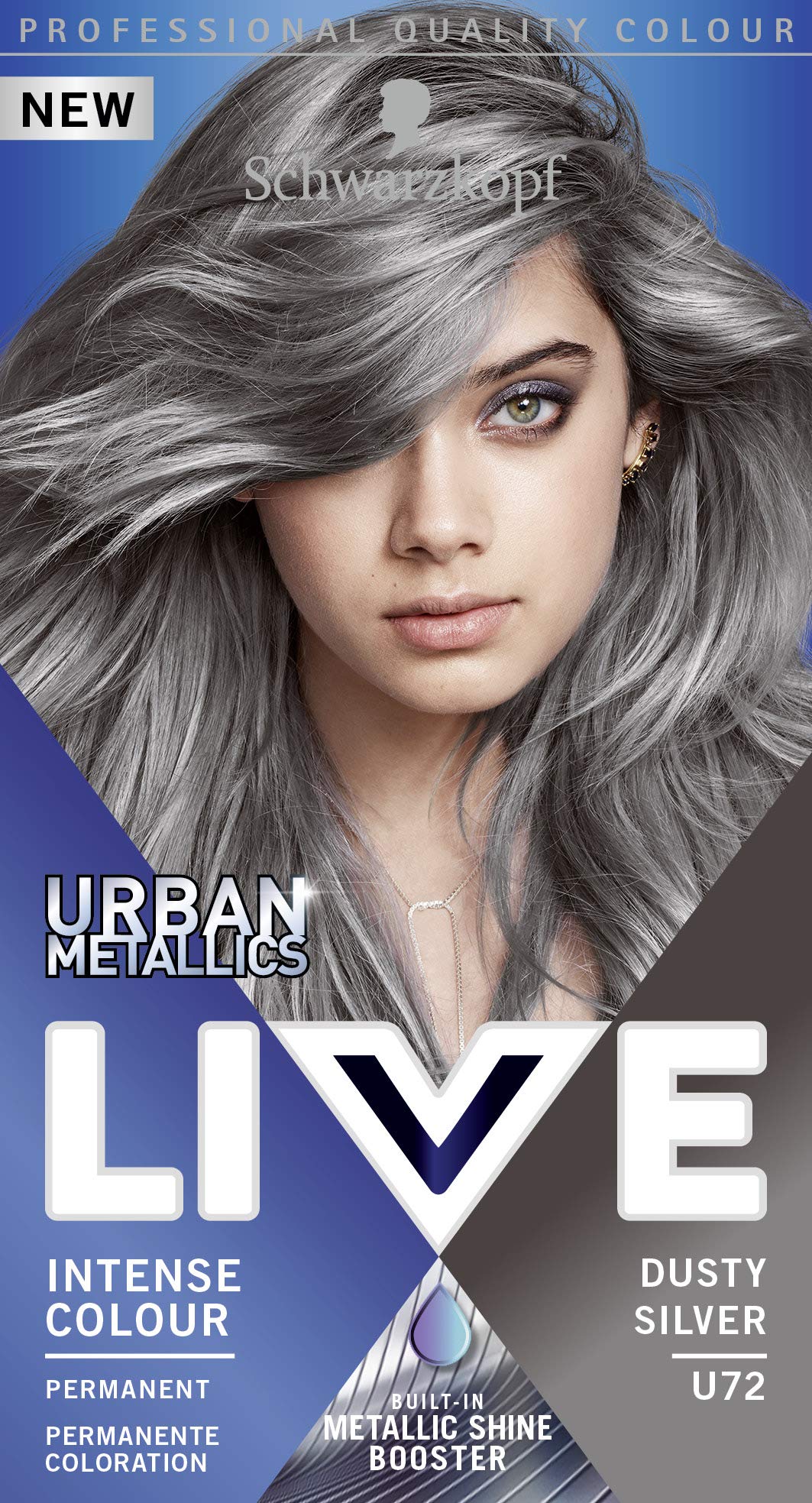 Schwarzkopf Live Intense Color Urban Metallics U72 Dusty Silver