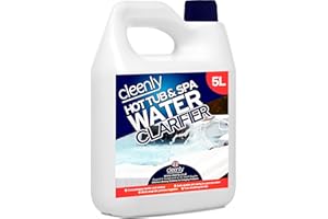 Cleenly Hot Tub & Spa Water Clarifier - 5 litres - Transforms Cloudy, Dull Looking Water - Improves Filter Performance & Efficiency