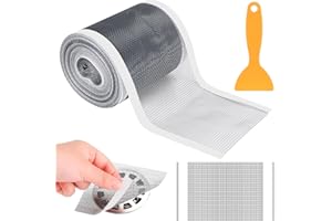 Tapvai Abfluss łapacz włosów, jednorazowy, 70 mm x 10 m, z plastikową szpachelką, do prysznica, wanny