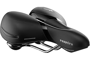 Selle Royal Unisex Adult Respiro Soft Relaxed Saddle - Black, Large